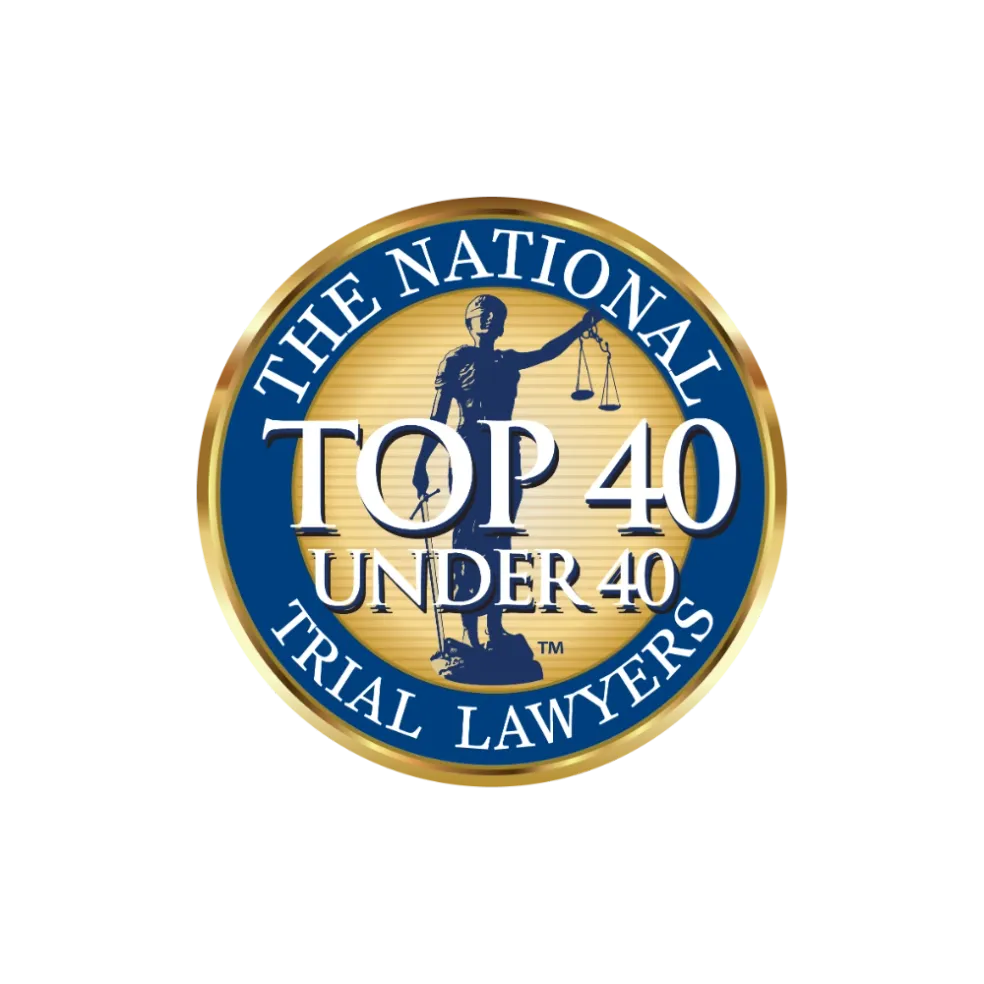 The National Trial Lawyers Top 40 Under 40 Badge — Yalda Satar